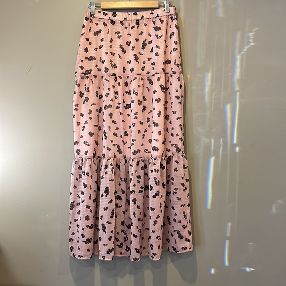 Leith, M, maxi, all over pattern, zipper, flat front waist - elastic back - Picture 2 of 10